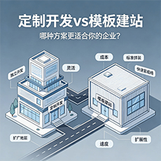 张家界建站-定制开发vs模板建站:哪种方案更适合你的企业?