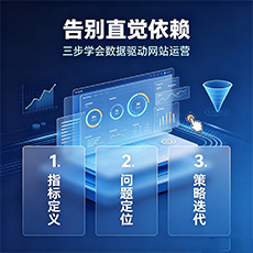 桑植建站-告别直觉依赖：三步学会数据驱动网站运营