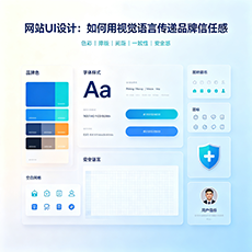 张家界建站-网站UI设计:如何用视觉语言传递品牌信任感